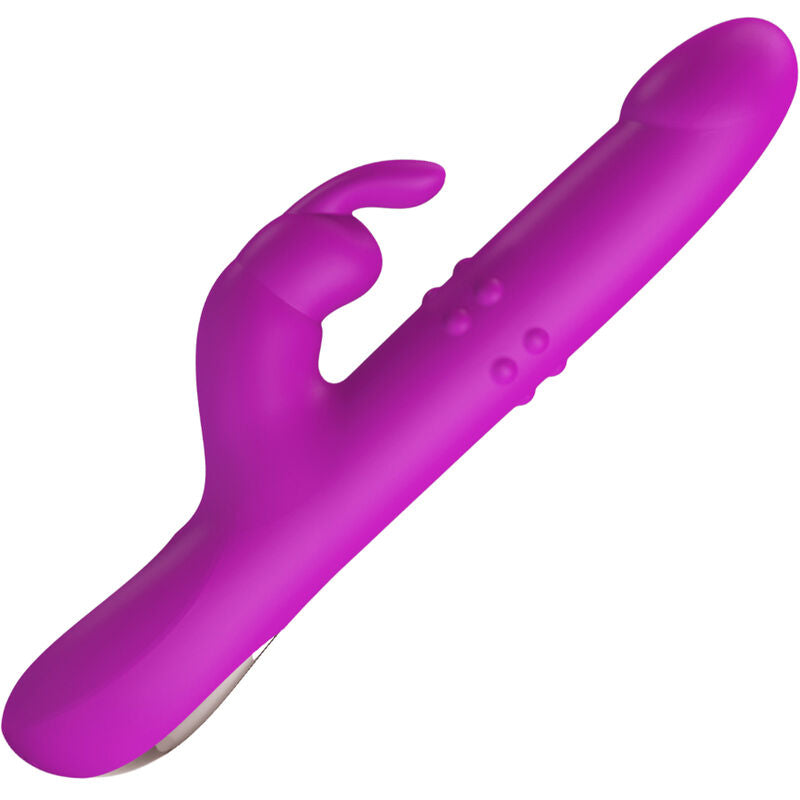 PRETTY LOVE - VIBRATORE REESE CON PERLINE ROTANTI VIOLA