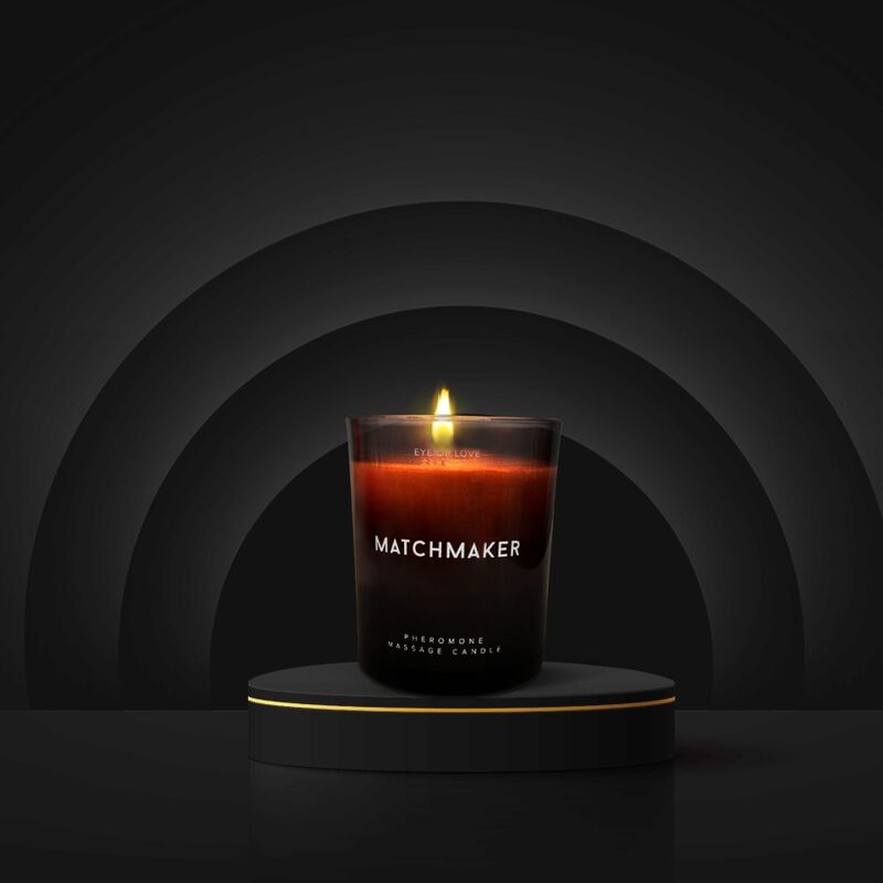 EYE OF LOVE - MATCHMAKER  BLACK DIAMOND CANDELA DA MASSAGGIO ATTRACT HER 150 ML