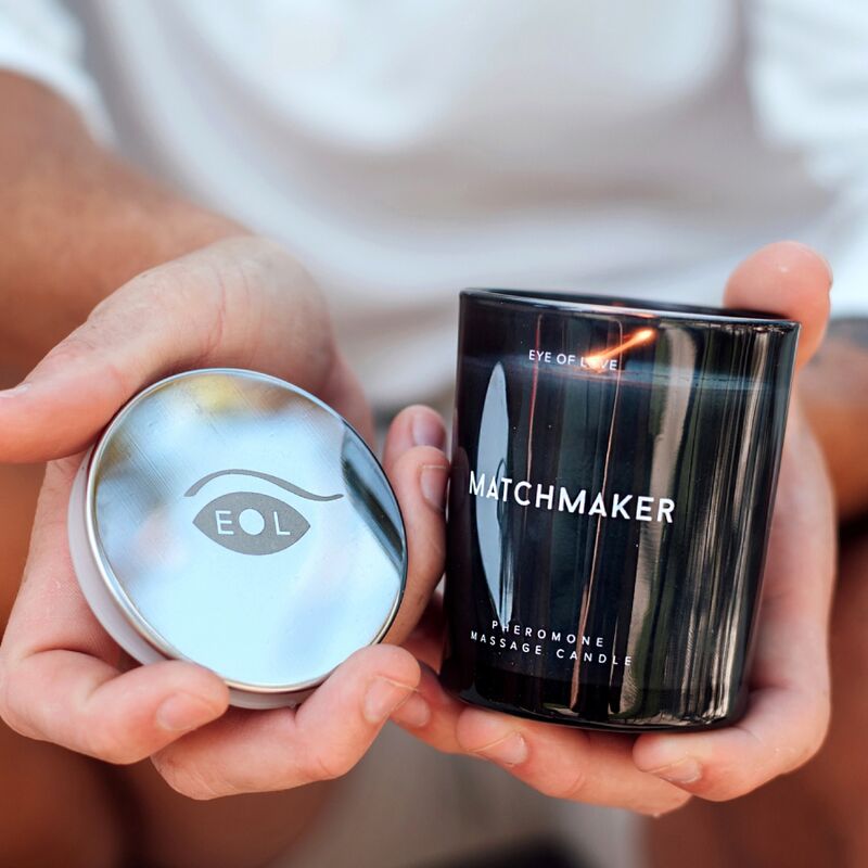 EYE OF LOVE - MATCHMAKER  BLACK DIAMOND CANDELA DA MASSAGGIO ATTRACT HER 150 ML