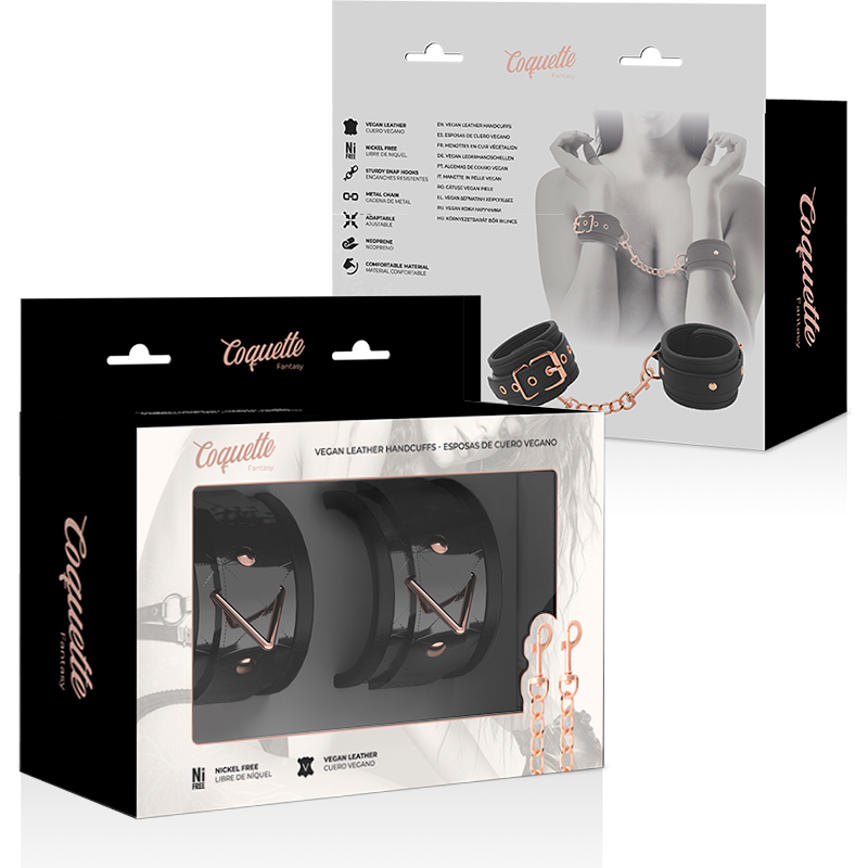 COQUETTE CHIC DESIRE - MANETTE PREMIUM BLACK EDITION CON FODERA IN NEOPRENE