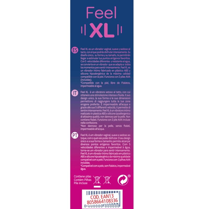 CONTROL - FEEL XL BULLET VIBRANTE