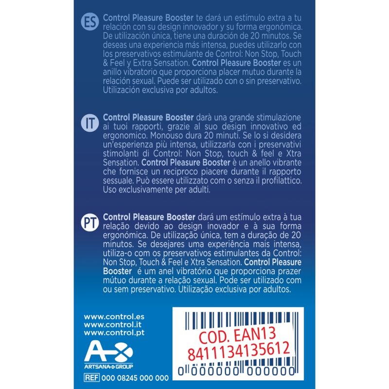 CONTROL - PLEASURE BOOSTER  ANELLO PENE VIBRANTE