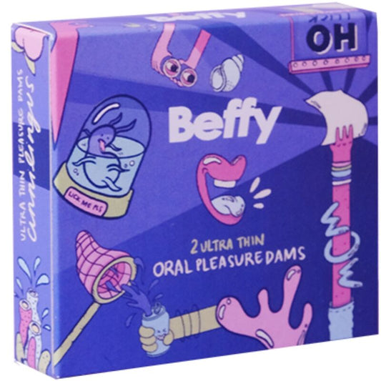 BEFFY - PRESERVATIVO PER SESSO ORALE 2 UNITA'