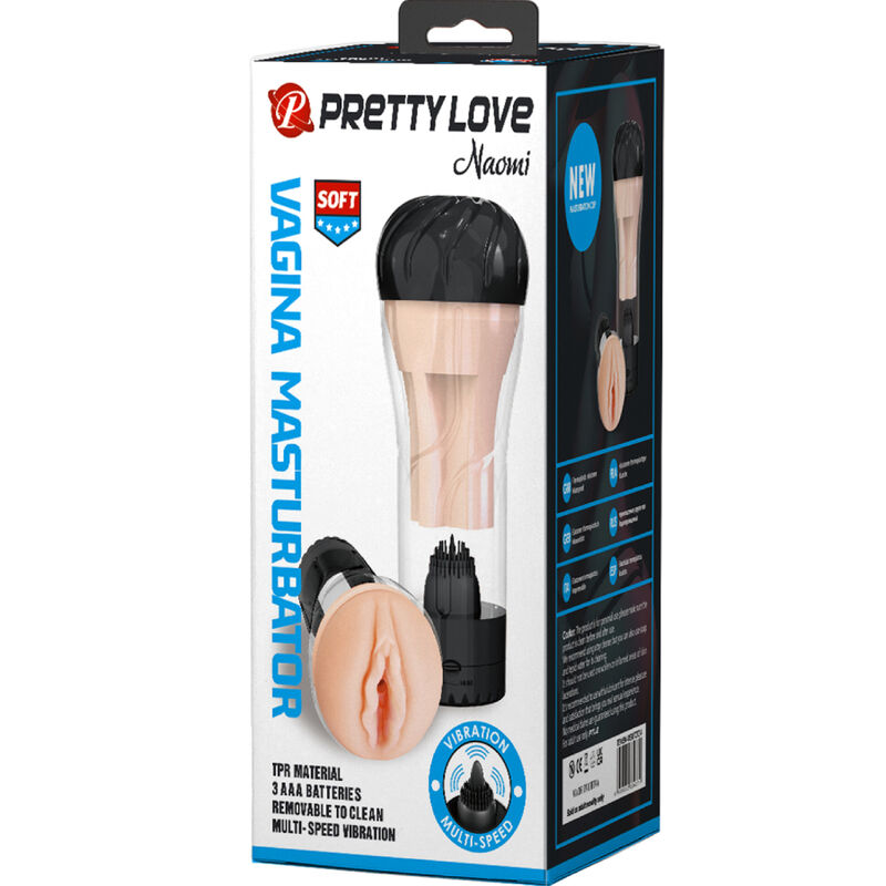 PRETTY LOVE -  NAOMI MASTURBATORE VIBRANTE CON VAGINA