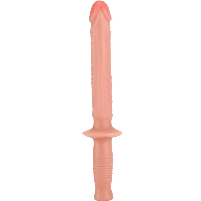 GET REAL - THE MANHANDLER DILDO CON IMPUGNATURA 38 CM NUDE