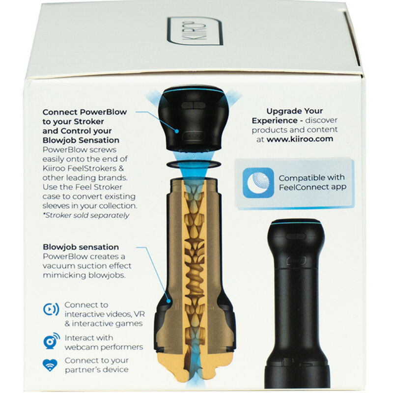 KIIROO - POWERBLOW DISPOSITIVO DI ASPIRAZIONE INTERATTIVO