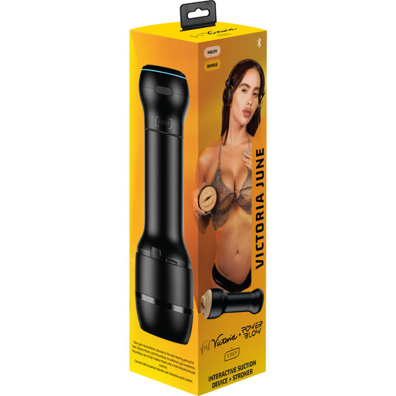 KIIROO - COMBO SET POWERBLOW E MASTURBATORE FEEL BOCCA VICTORIA JUNE