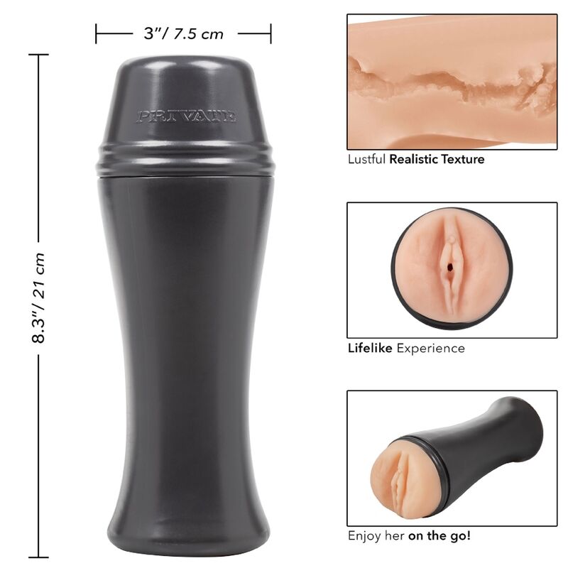 PRIVATE - ORIGINAL VACUUM MASTURBATORE TASCABILE COMPATTO