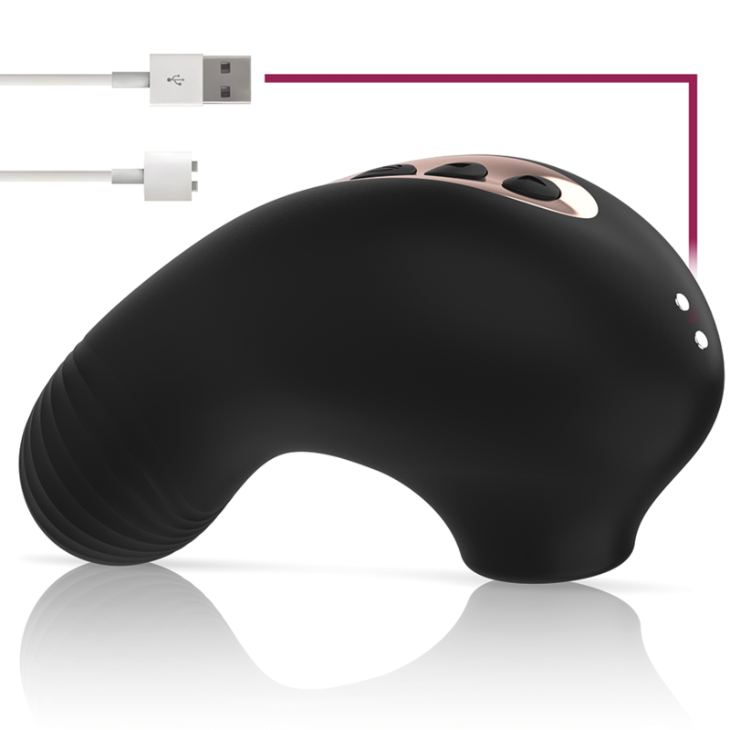 STIMOLATORE CLITORIDEO ELEGANTE CON DOPPIO MOTORE, RICARICA MAGNETICA E 14 MODALITÀ PERSONALIZZABILI