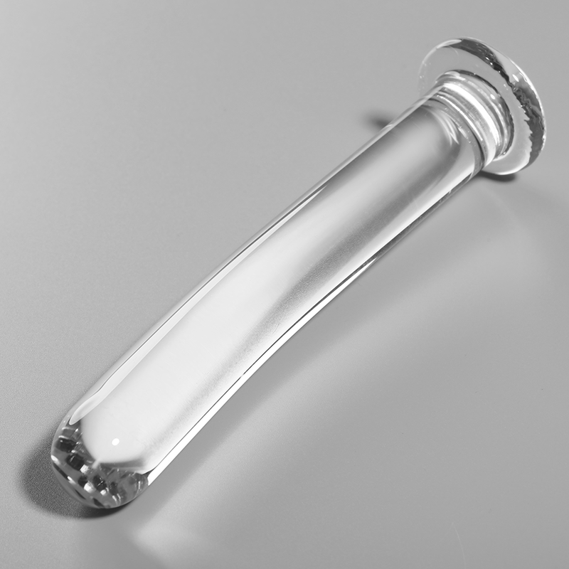 NEBULA SERIES BY IBIZA - DILDO MODELLO 9 IN VETRO BOROSILICATO TRASPARENTE 15.5 CM -O- 2.5 CM