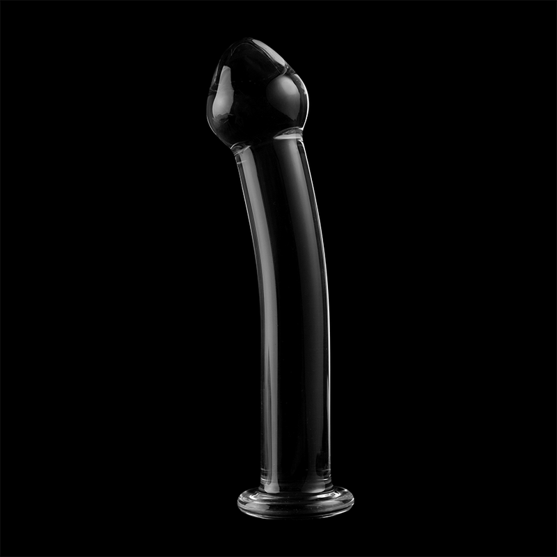 NEBULA SERIES BY IBIZA - DILDO MODELLO 11 IN VETRO BOROSILICATO TRASPARENTE 16 CM -O- 3 CM