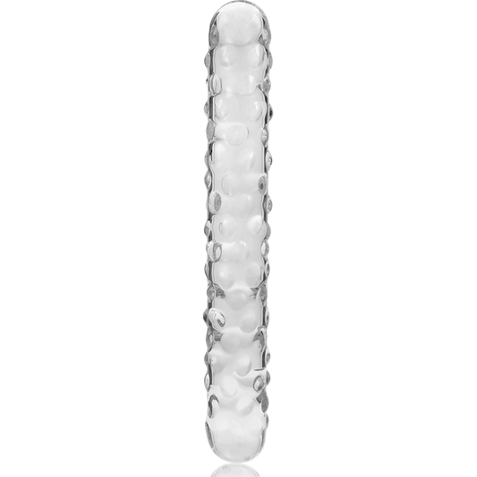 NEBULA SERIES BY IBIZA - DILDO MODELLO 15 IN VETRO BOROSILICATO TRASPARENTE 18.5 CM -O- 3 CM