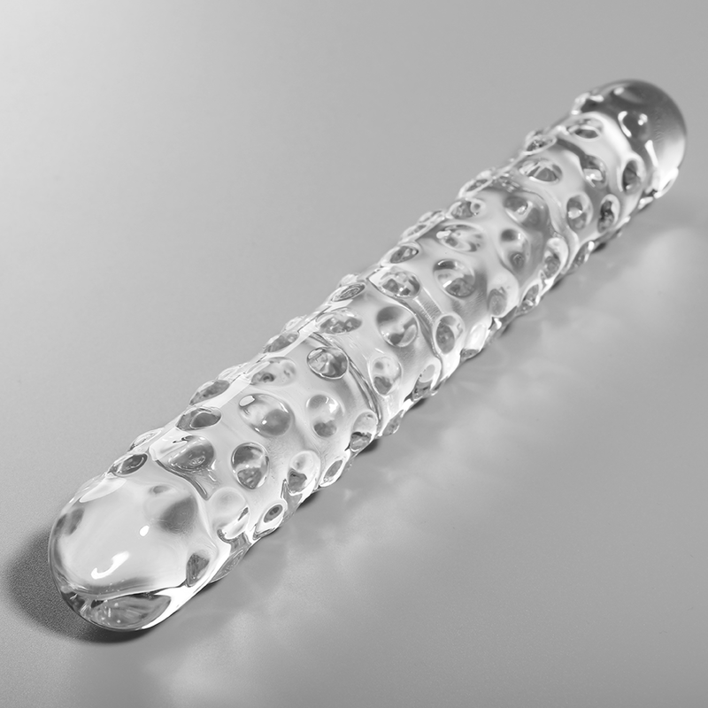 NEBULA SERIES BY IBIZA - DILDO MODELLO 15 IN VETRO BOROSILICATO TRASPARENTE 18.5 CM -O- 3 CM