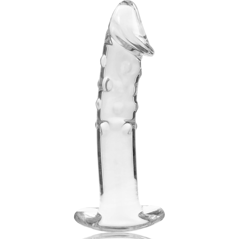 NEBULA SERIES BY IBIZA - DILDO MODELLO 19 IN VETRO BOROSILICATO TRASPARENTE 18.5 CM -O- 4 CM