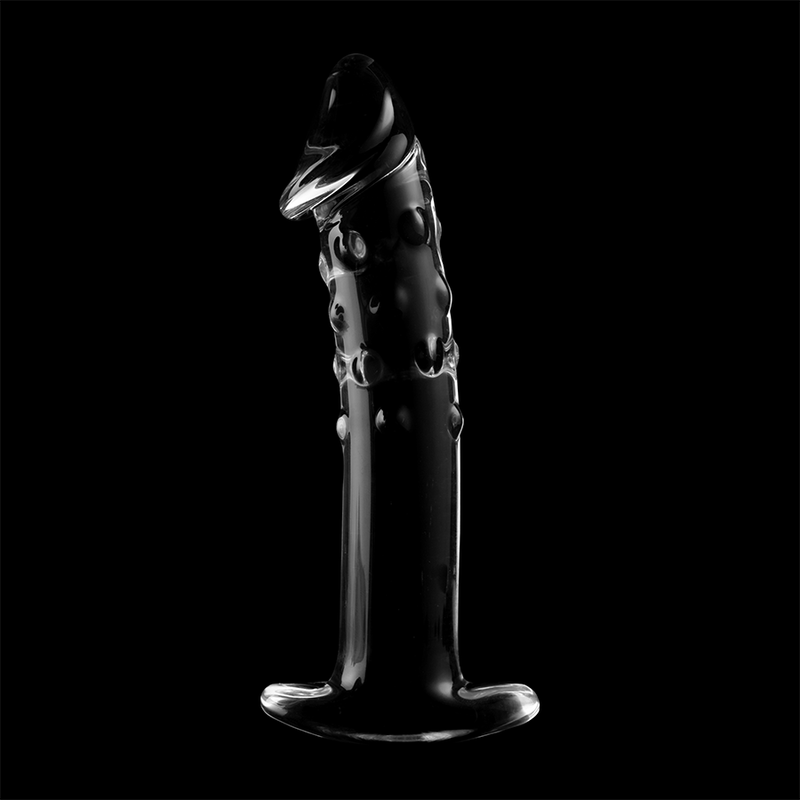 NEBULA SERIES BY IBIZA - DILDO MODELLO 19 IN VETRO BOROSILICATO TRASPARENTE 18.5 CM -O- 4 CM