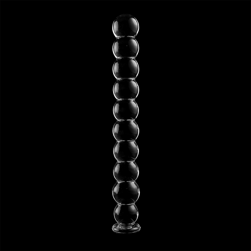 NEBULA SERIES BY IBIZA - DILDO MODELLO 22 IN VETRO BOROSILICATO TRASPARENTE 21.5 CM -O- 2.5 CM