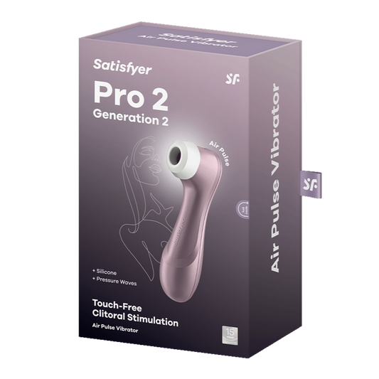 SATISFYER PRO 2 STIMOLATORE SUCCHIA CLITORIDE AIR PULSE VIOLA