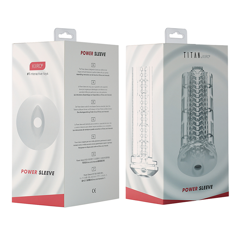 KIIROO - TITAN BY KIIRO POWER SLEEVE GUAINA PER MASTURBATORE
