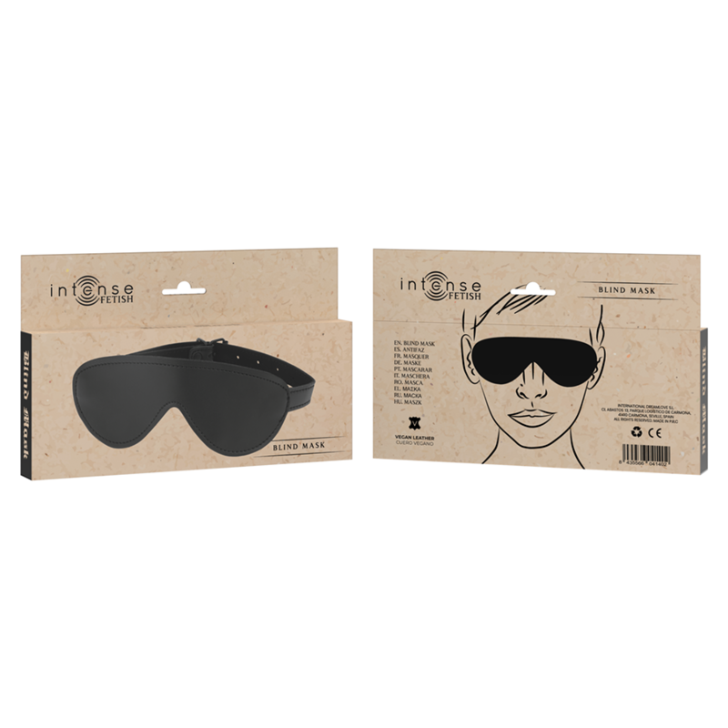 INTENSE - FETISH MASCHERINA OCCHI IN PELLA VEGANA