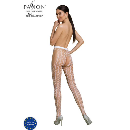 PASSIONE - COLLEZIONE ECO BODYSTOCKING ECO S007 NEGRO