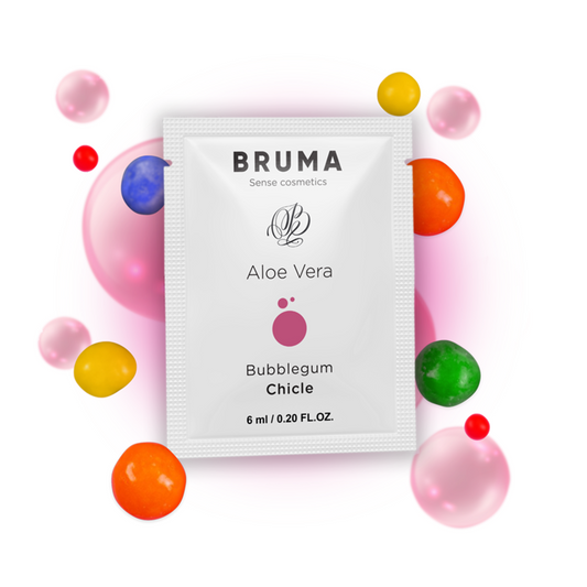 BRUMA - GEL LUBRIFICANTE CON ALOE VERA AROMA BUBBLEGUM MONODOSE 6 ML