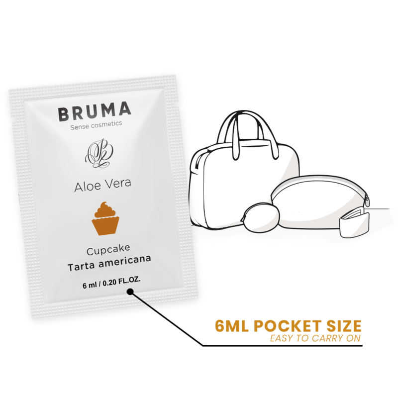 BRUMA - GEL LUBRIFICANTE CON ALOE VERA AROMA CUPCAKE MONODOSE 6 ML