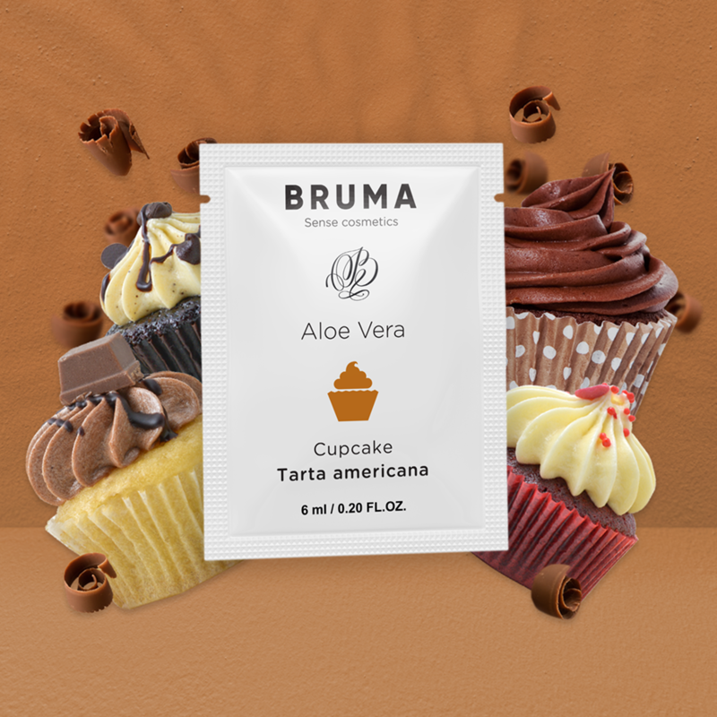 BRUMA - GEL LUBRIFICANTE CON ALOE VERA AROMA CUPCAKE MONODOSE 6 ML