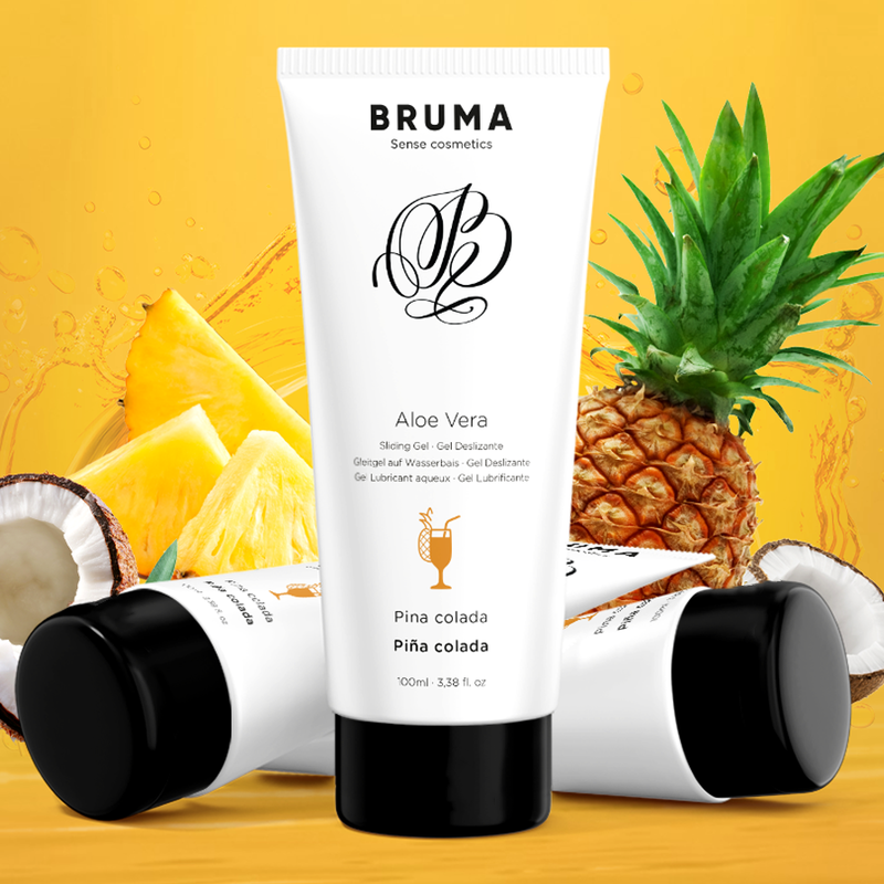 LUBRIFICANTE ALOE VERA, FORMULA ACQUOSA, AROMA PINA COLADA