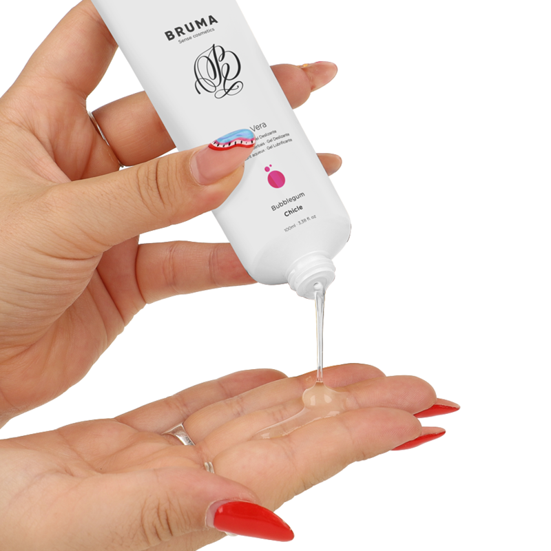 LUBRIFICANTE A BASE D'ACQUA CON ALOE VERA, FORMULA DELICATA, AROMA BUBBLEGUM