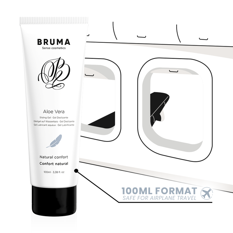 BRUMA - GEL LUBRIFICANTE CON ALOE VERA NATURAL CONFORT 100 ML