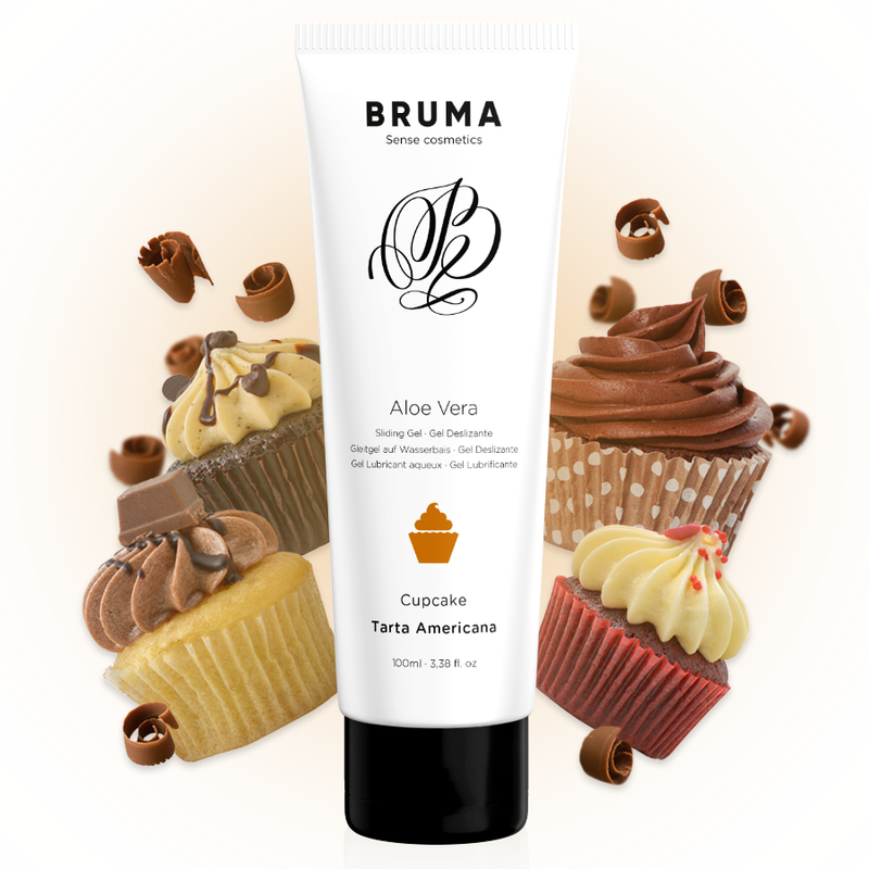 LUBRIFICANTE A BASE D'ACQUA CON ALOE VERA, TEXTURE SETOSA, AROMA CUPCAKE