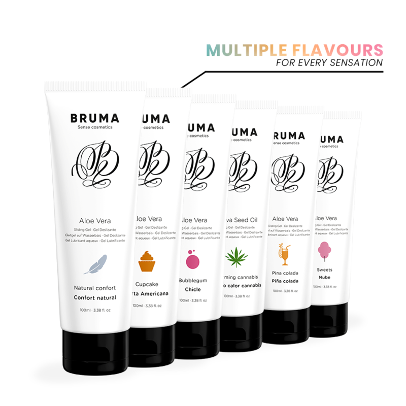 LUBRIFICANTE A BASE D'ACQUA CON ALOE VERA, FORMULA DELICATA, AROMA BUBBLEGUM