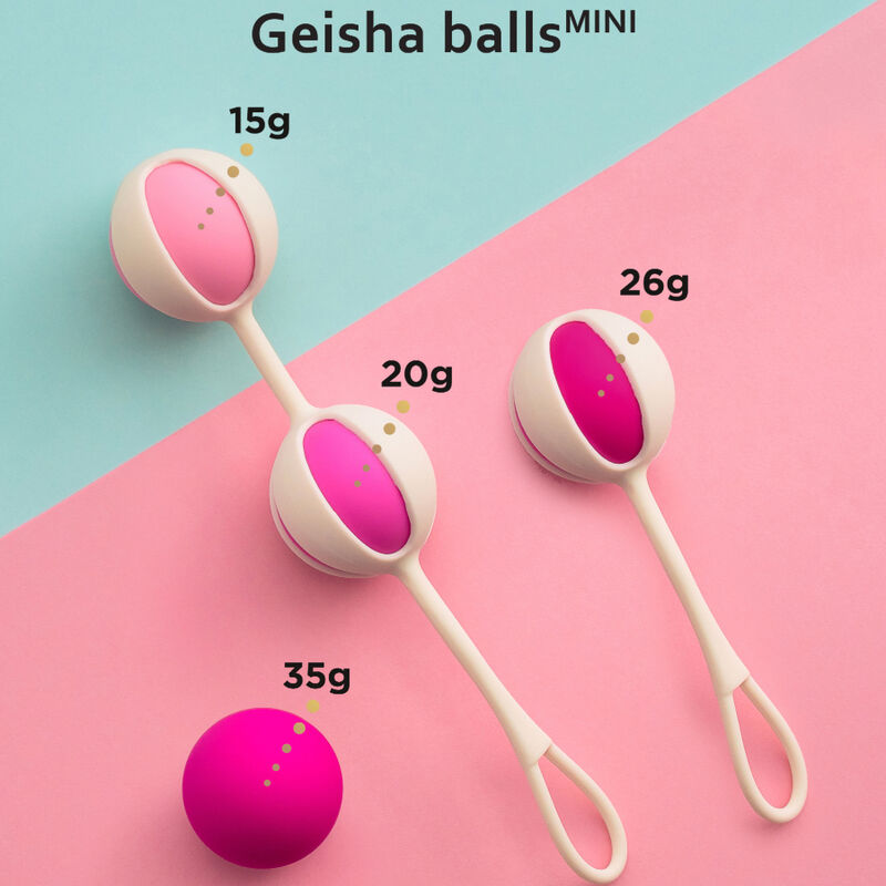 G-VIBE - SET 4 MINI GEISHA BALLS  PESI  DIVERSI VIOLA