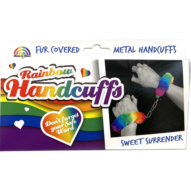 SPENCER & FLEETWOOD - MANETTE IN METALLO CON RIVESTIMENTO ARCOBALENO