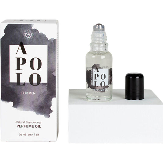 SECRETPLAY - APOLO PROFUMO NATURALE AI FEROMONI IN OLIO PER UOMO 20 ML