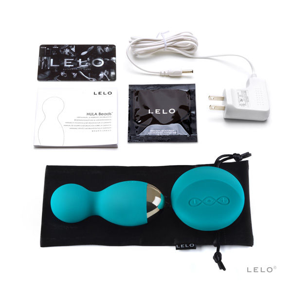 LELO - HULA PALLINE ROTANTI E VIBRANTI AZZURRE CON TELECOMANDO