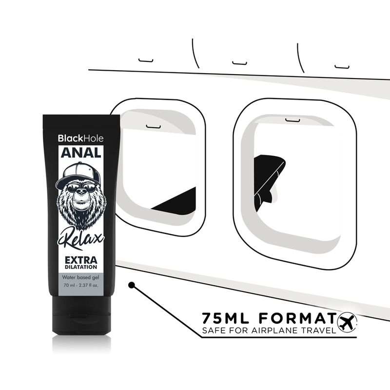 BLACK HOLE - GEL DILATAZIONE ANALE A BASE D'ACQUA  70 ML