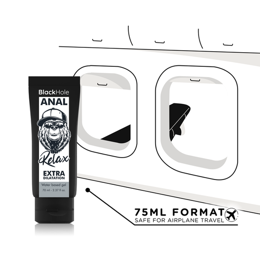 BLACK HOLE - GEL DILATAZIONE ANALE A BASE D'ACQUA  70 ML
