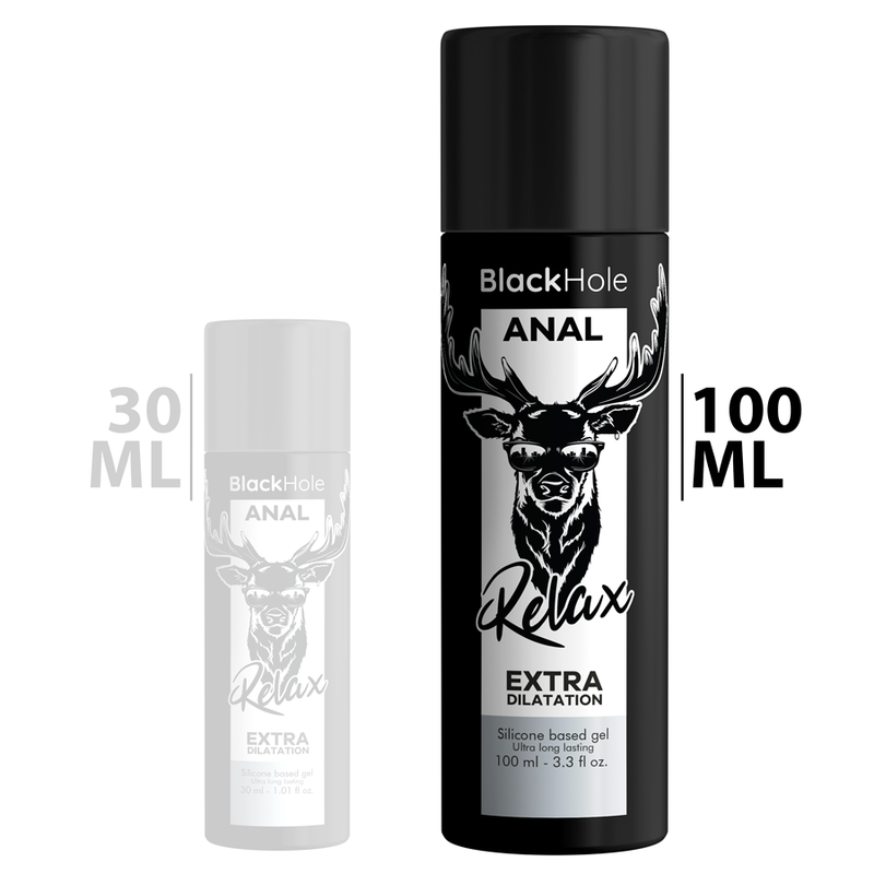 BLACK HOLE ANAL - GEL LUBRIFICANTE PER DILATAZIONE ANALE 
A BASE DI SILICONE 100 ML