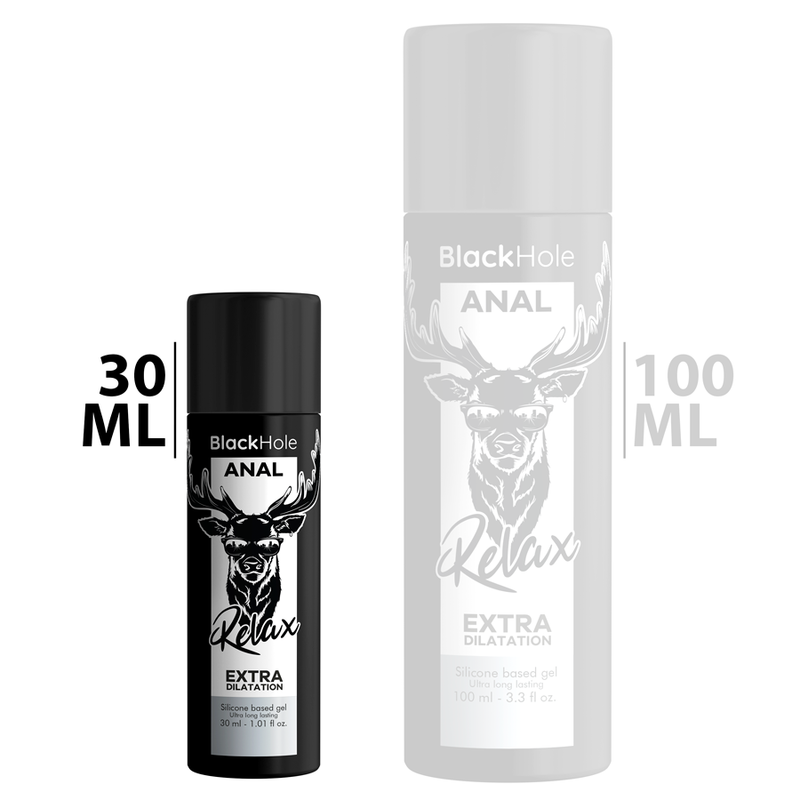 BLACK HOLE ANAL - GEL DILATAZIONE ANALE A BASE DI SILICONE 30 ML
