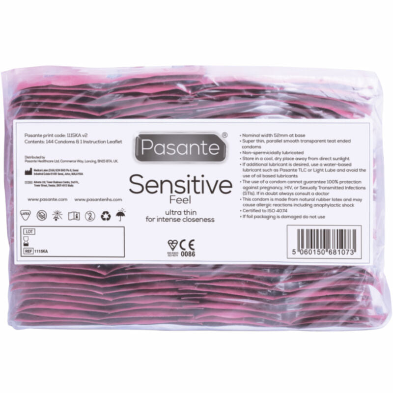 PASANTE - SENSITIVE FEEL PRESERVATIVI ULTRA SOTTILI 144 PZ