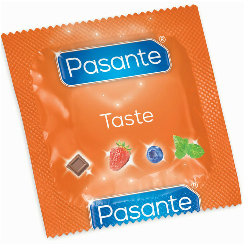 PASANTE - TASTE PRESERVATIVI AROMATIZZATI GUSTO FRAGOLA  144 PZ