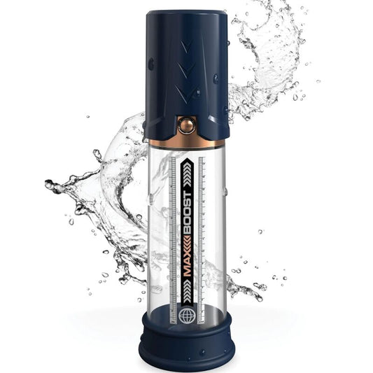 PUMP WORX -  MAX BOOST POMPA PENE PER MIGLIORAMENTO EREZIONE BLU