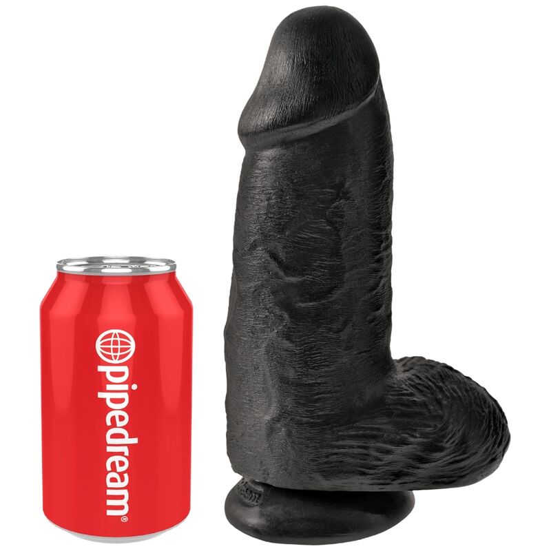 KING COCK - DILDO REALISTICO CHUBBY 23 CM NERO