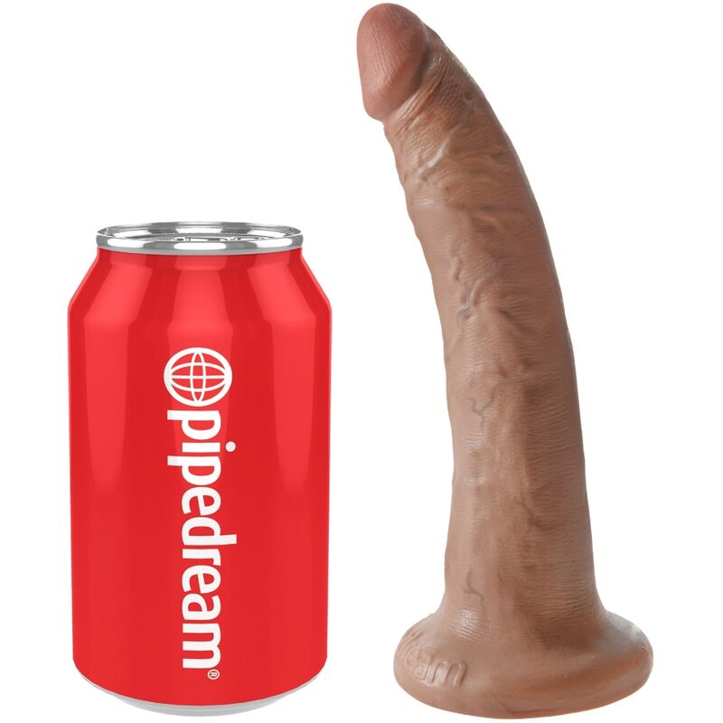 KING COCK - DILDO REALISTICO 17.5 CM CARAMEL