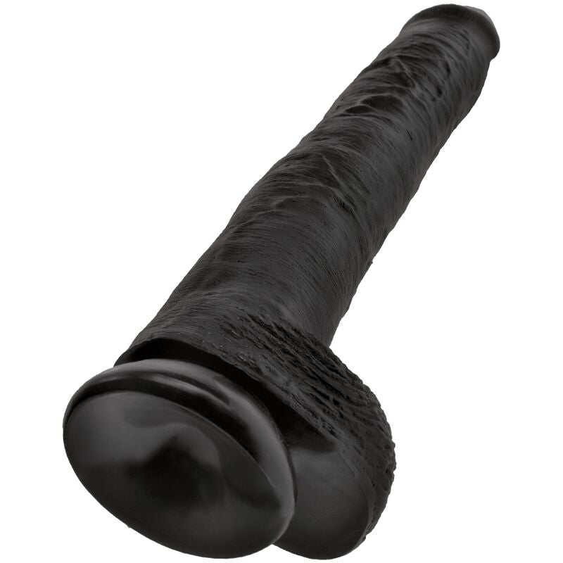 DILDO REALISTICO CON SFERE, BASE A VENTOSA, DETTAGLI SQUISITI