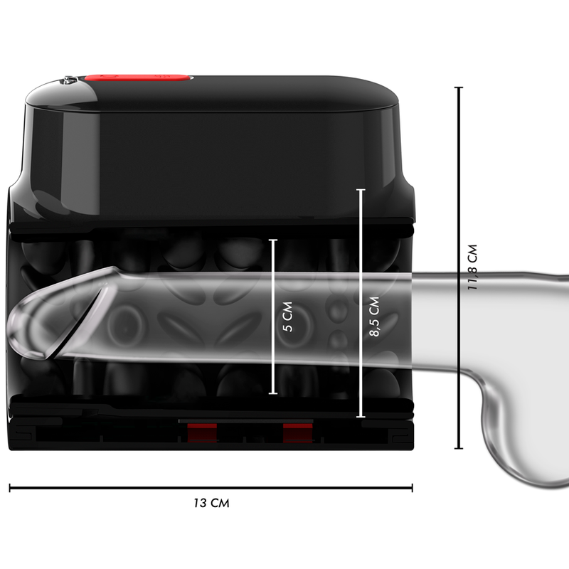 JAMYJOB - VORTEX MASTURBATORE  CON TECNOLOGIA A SPINTA  VORTICE E ROTAZIONE A 360° IN MODALITÀ TURBO