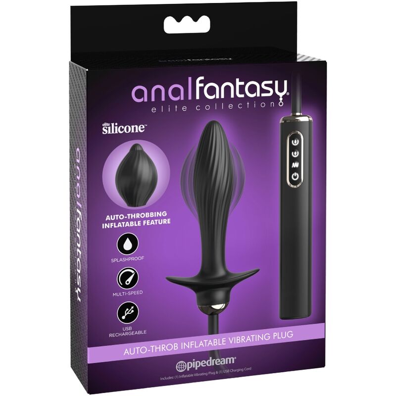 ANAL FANTASY ELITE COLLECTION -  AUTO-THROB PLUG GONFIABILE E VIBRATORE