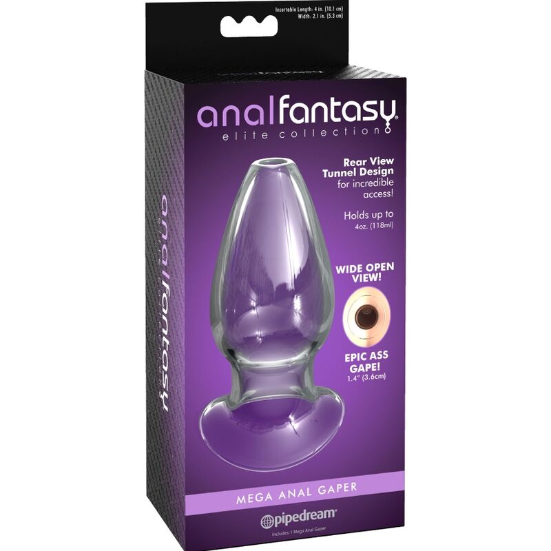 ANAL FANTASY ELITE COLLECTION - GAPER DILATATORE ANALE  PER PRINCIPIANTI CRISTALLO TAGLIA L