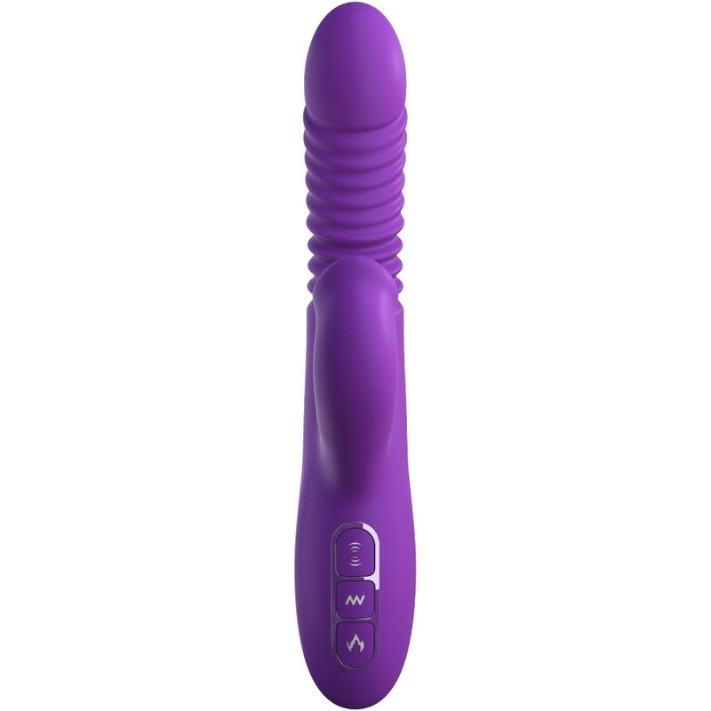 STIMOLATORE CLITORIDEO CON OSCILLAZIONE, RISCALDAMENTO E VIBRAZIONE, VIOLA
